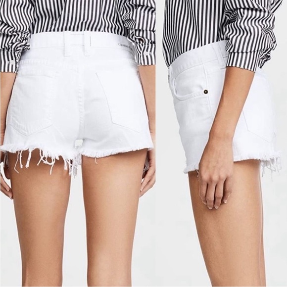 Current/Elliott The Boyfriend Short in Sugar - Picture 2 of 11